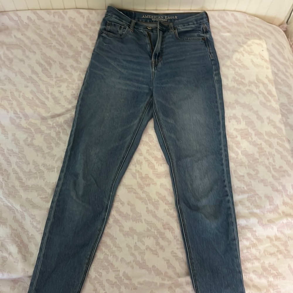 American Eagle Blue Mom Jeans